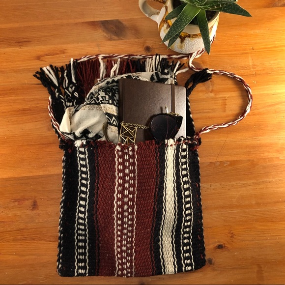 Handbags - Woollen Boho Crossbody Satchel